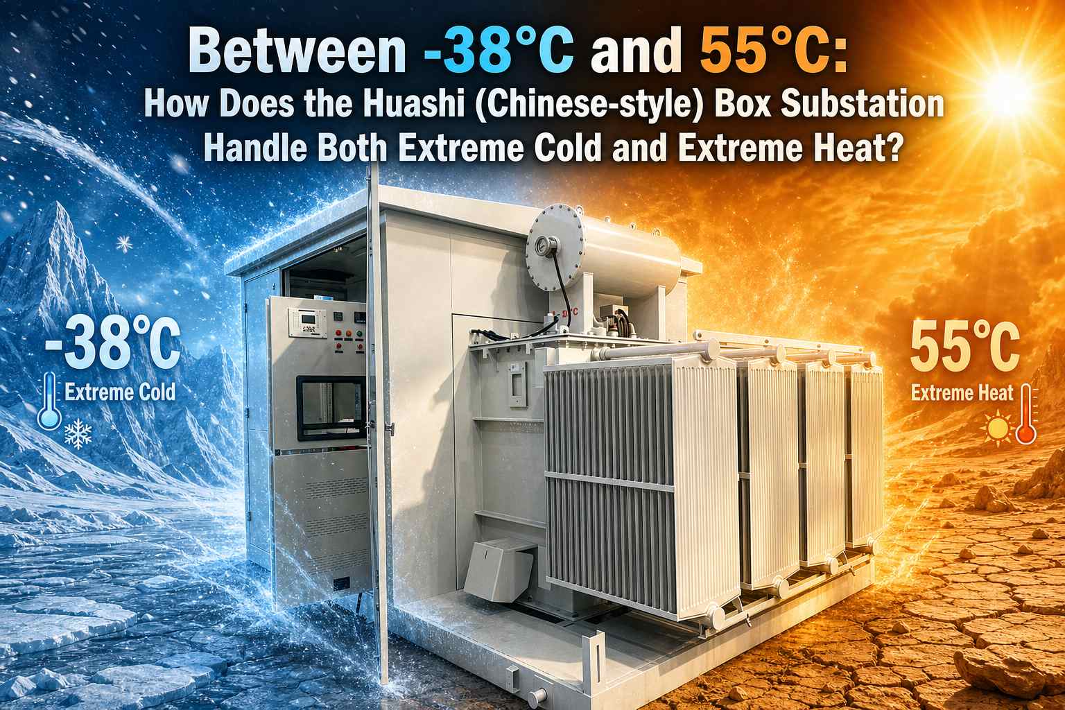 ระหว่าง -38°C ถึง 55°C: สถานีย่อย Huashi (สไตล์จีน) เป็นอย่างไร